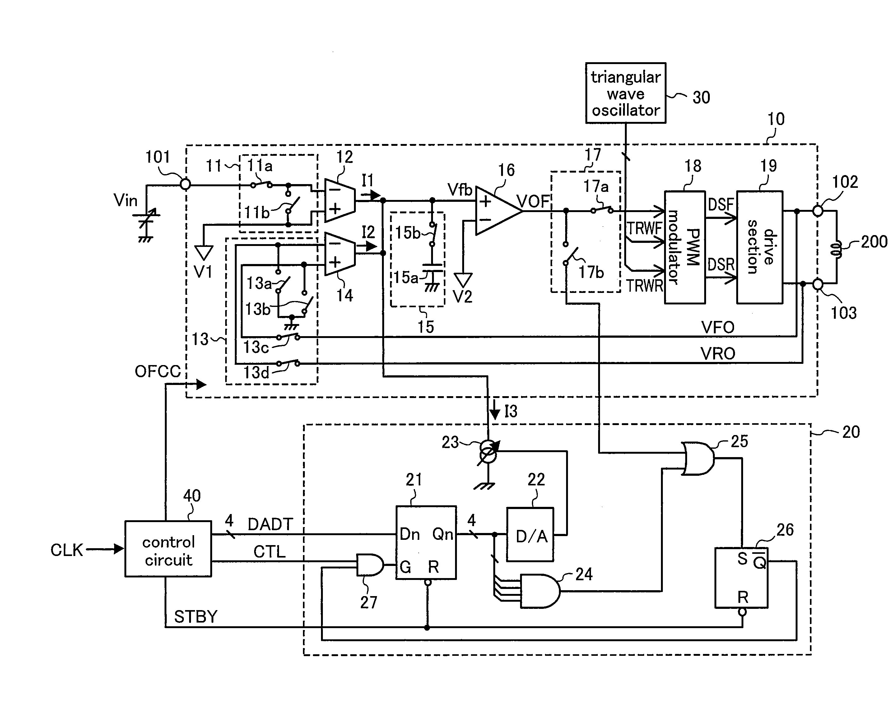 Pwm drive apparatus and method for correcting output offset thereof