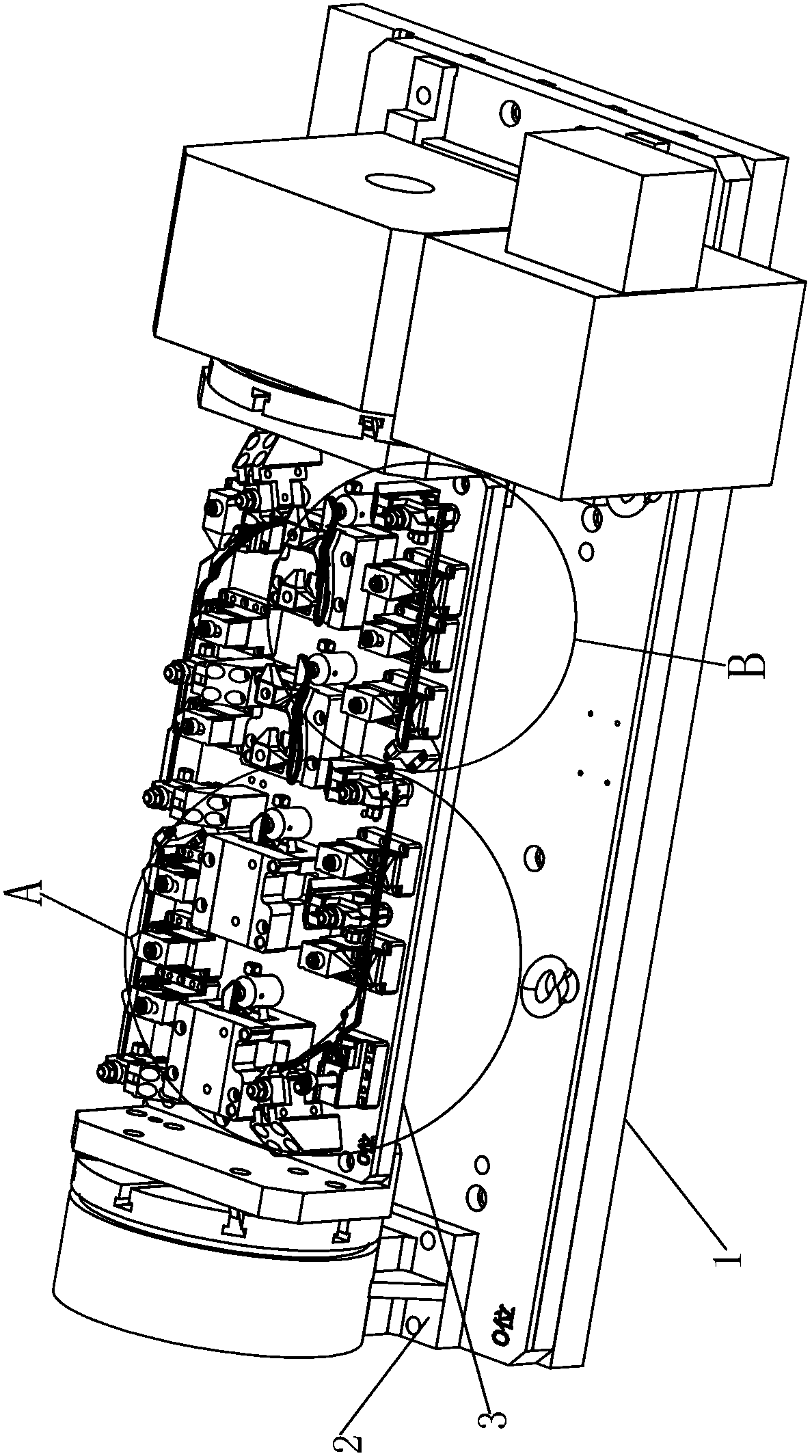 Vertebral plate rongeur machining clamp