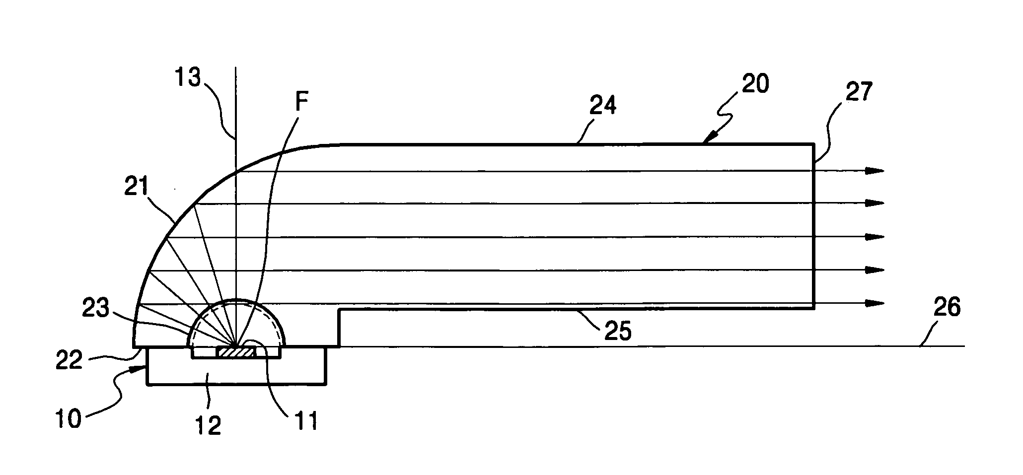Illuminating unit and projection type image display apparatus using the same
