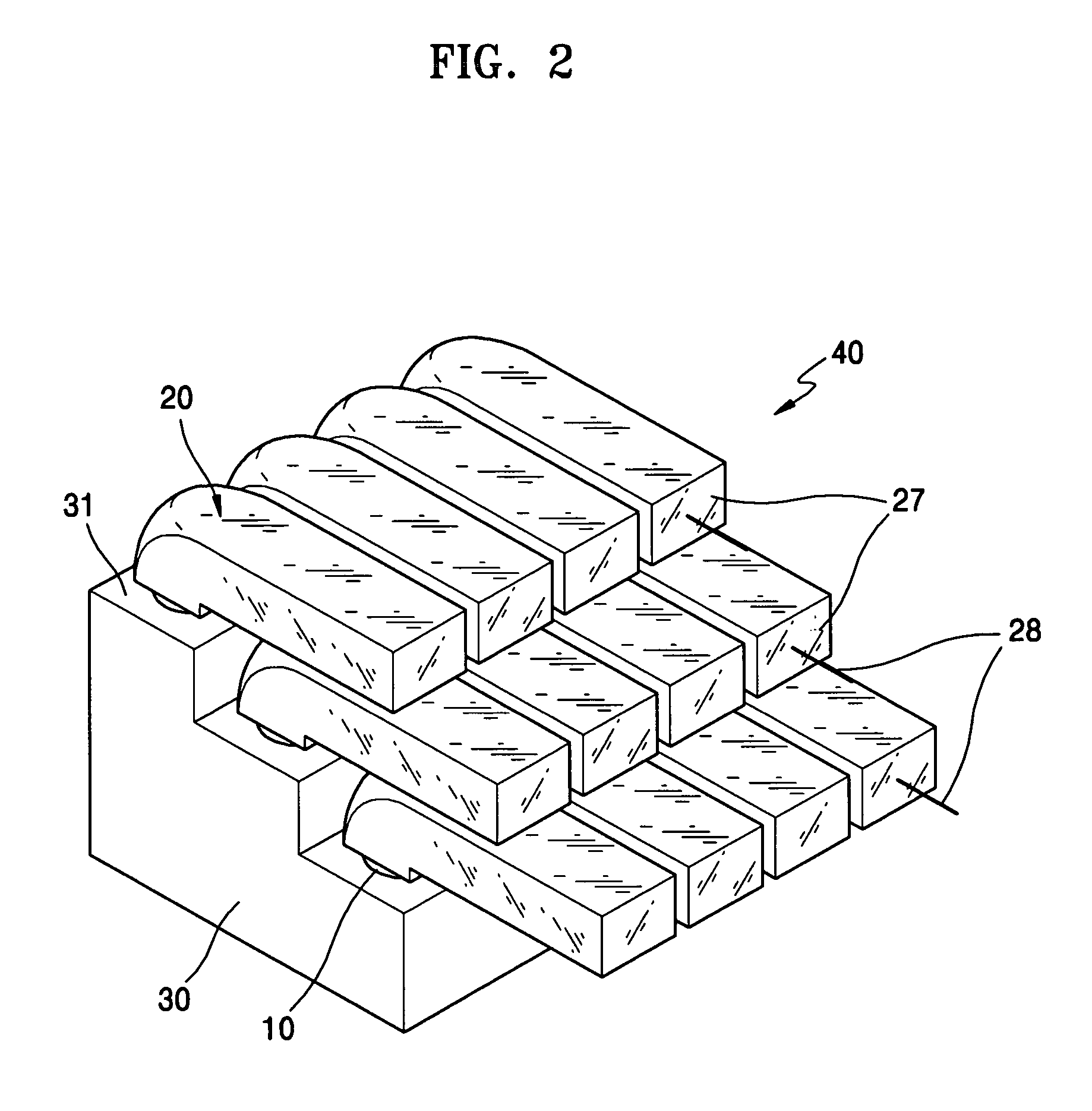 Illuminating unit and projection type image display apparatus using the same