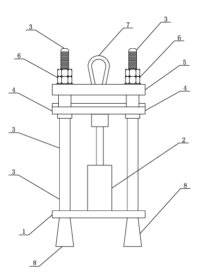 Device for producing S-shaped joint of rectangular busbar
