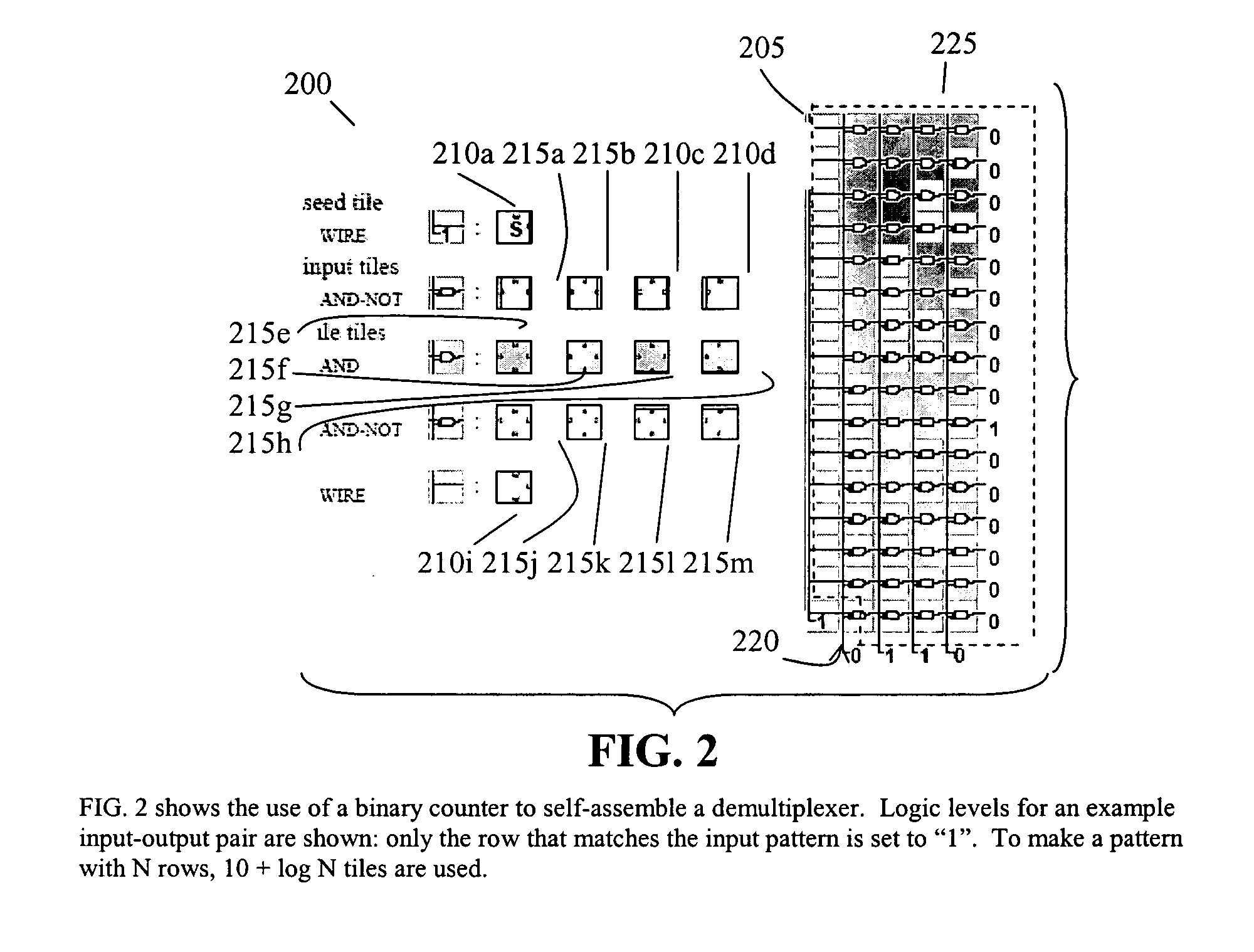 Self-assembled circuits and circuit patterns