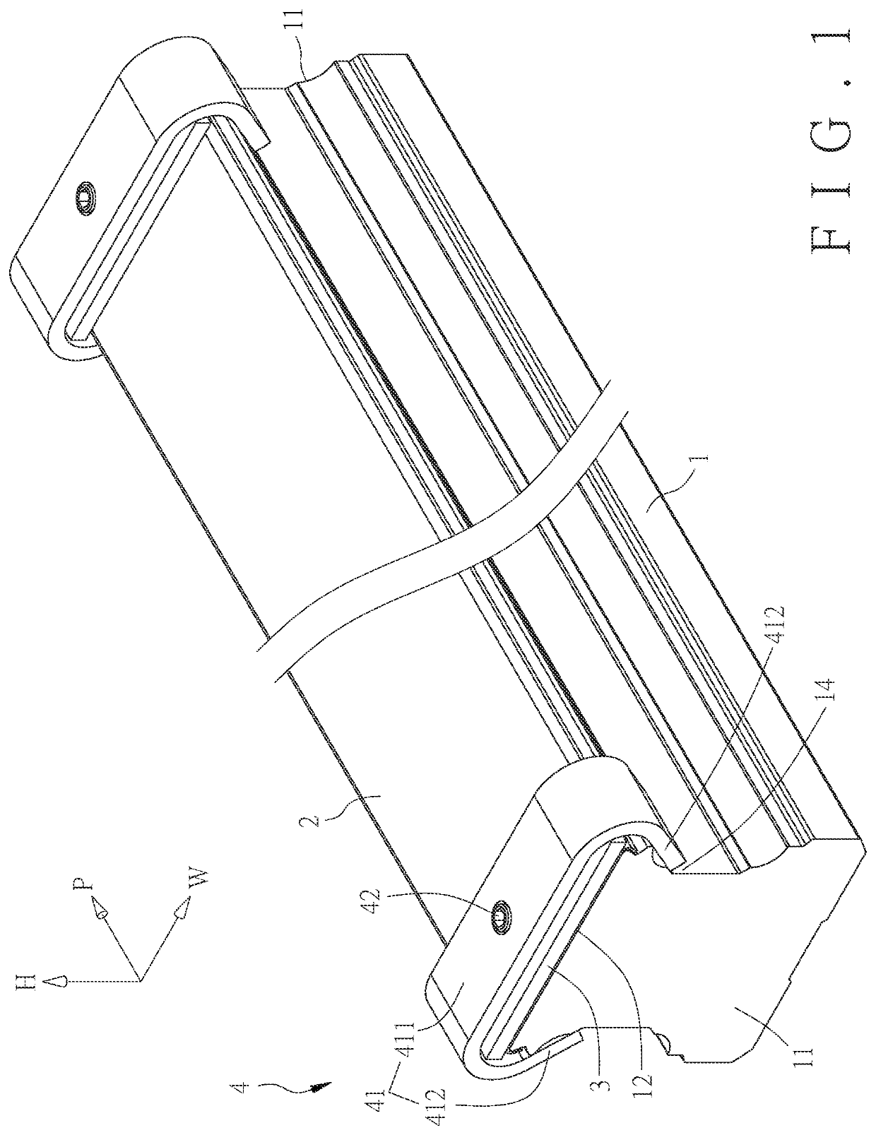 Linear guide rail structure