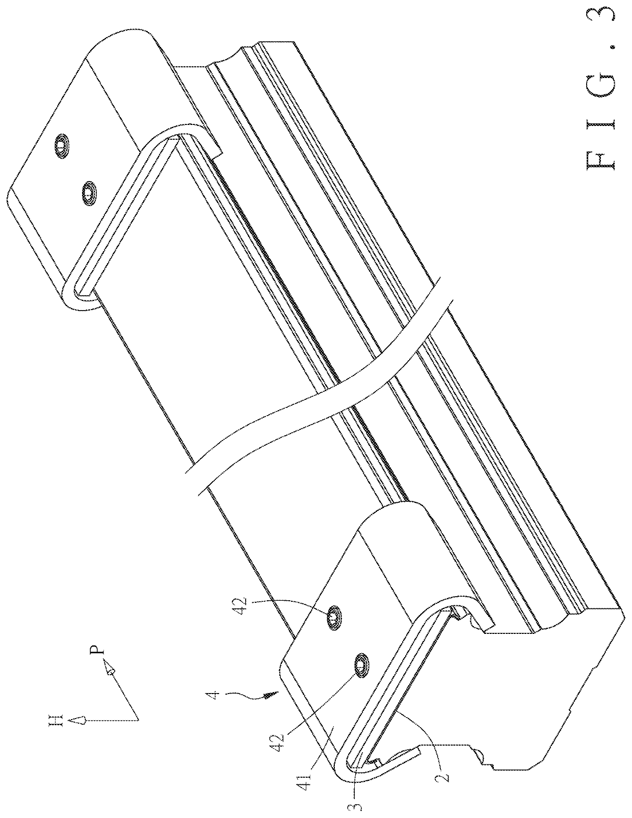 Linear guide rail structure