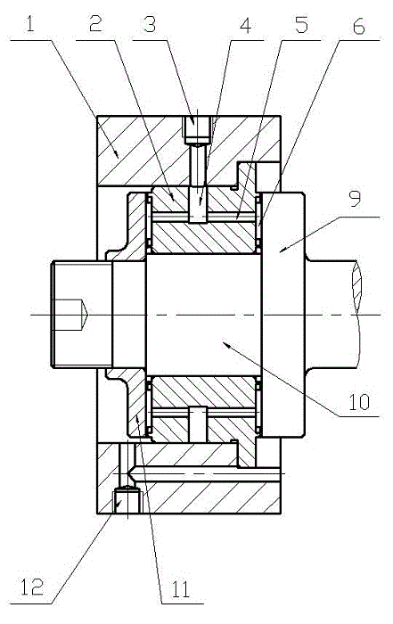 Radially and axially integrated sliding bearing