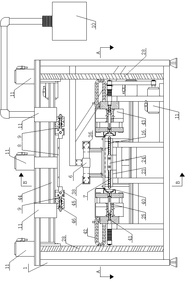Numerical control assembly device for automobile radiator core production line