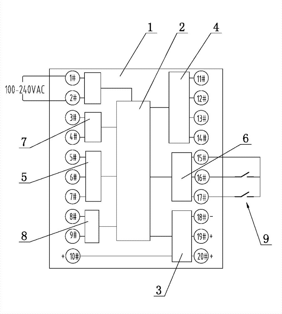 Novel temperature control device and application method thereof