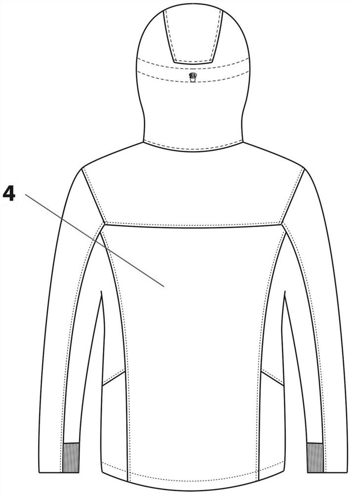 Fitted and comfortable garment structure and tailoring process thereof