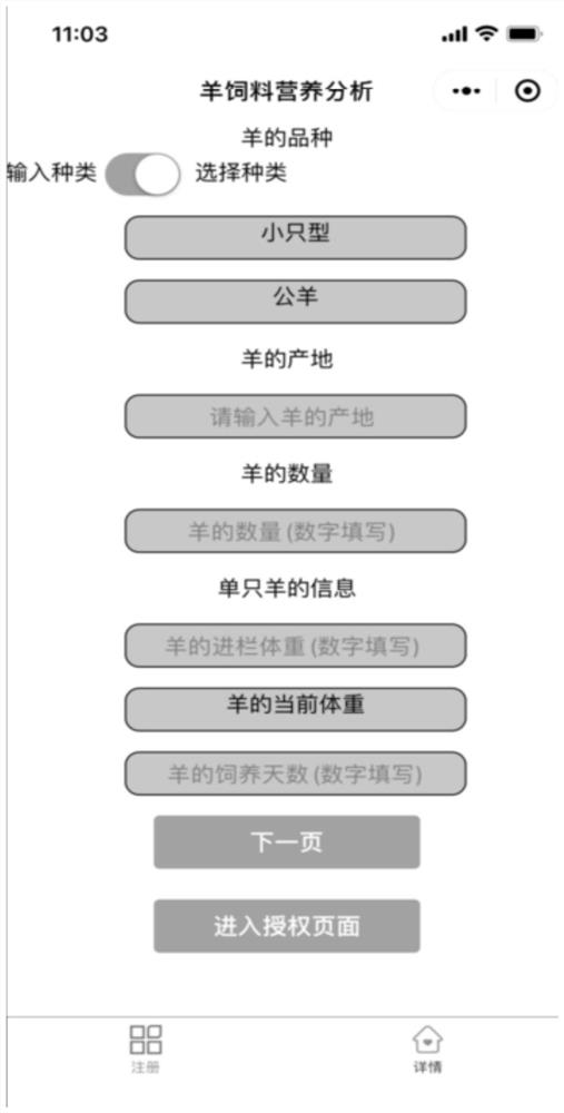 Intelligent sheep feed analysis and selection platform