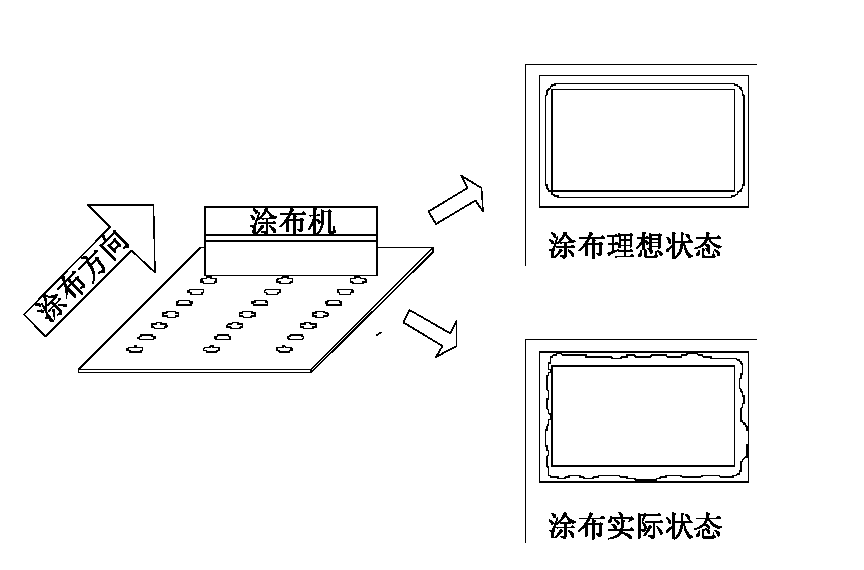 Substrate of liquid crystal display device, liquid crystal display device and manufacturing method for liquid crystal display device