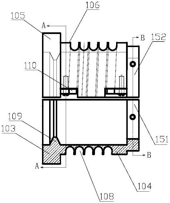 Electromagnetic-heating welding jig for steel-plastic composite pipes