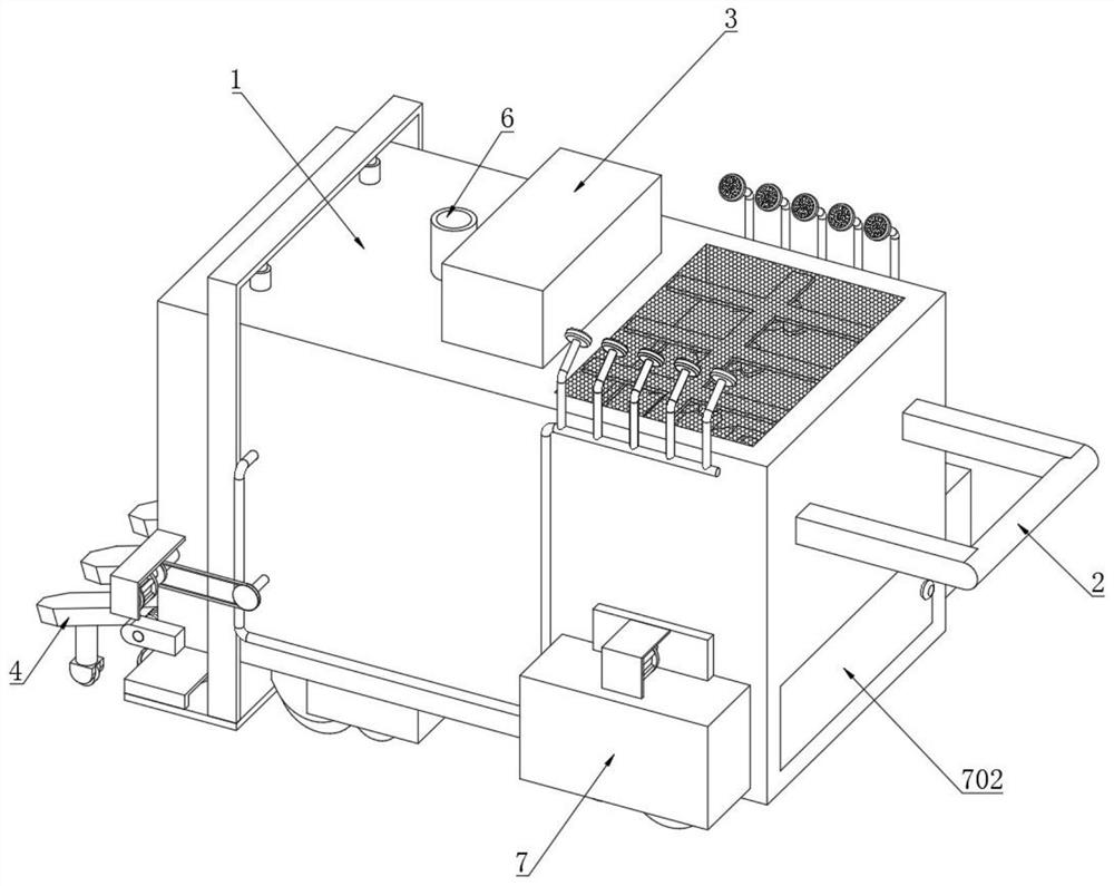 Portable agricultural collecting device based on electromechanical control