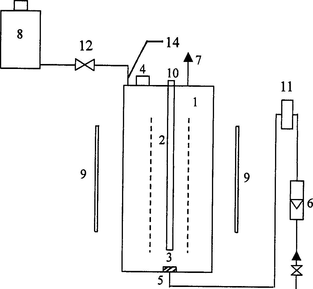 Air lift plant cell culture biological reactor with screen mesh guiding drum