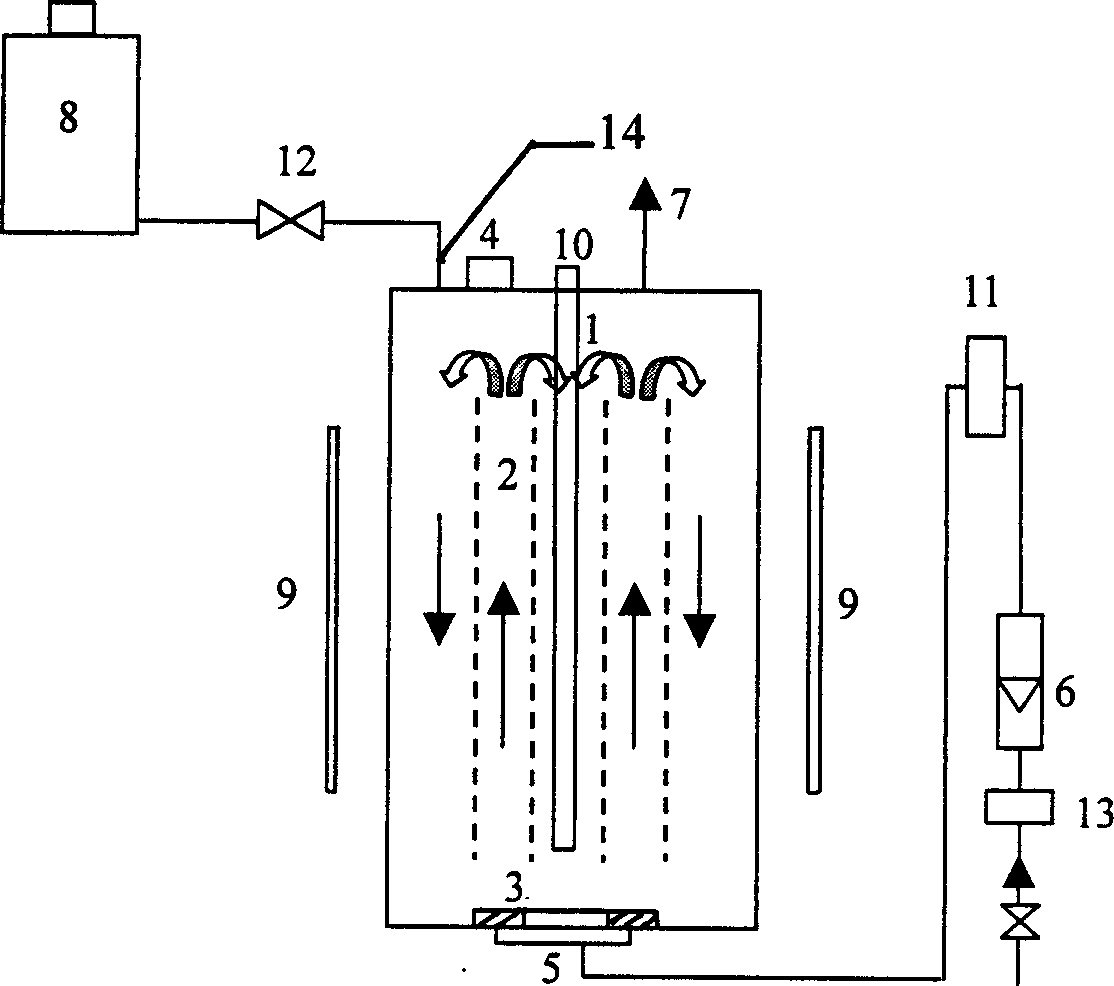 Air lift plant cell culture biological reactor with screen mesh guiding drum