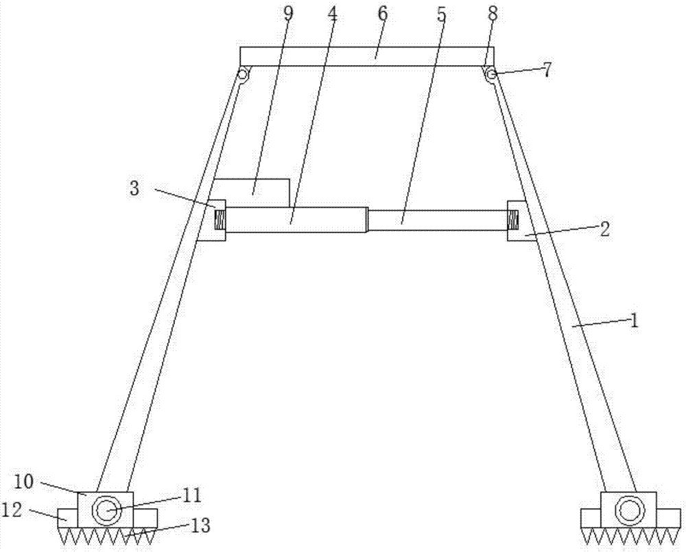 Garden greening automatic watering tree support frame