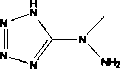 5-(1'-methyl)hydrazinotetrazolium and its metal salt derivative