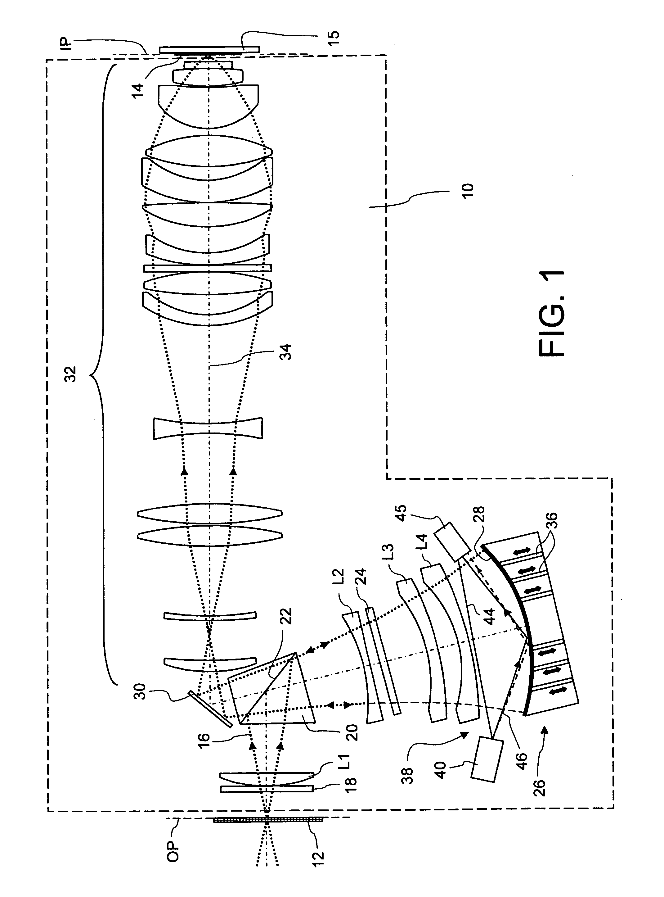 Optical system of a microlithographic projection exposure apparatus