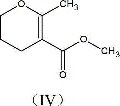 Preparation process of methyl-methyl-3, 4-dihydro-2H-pyran-5-carboxylate