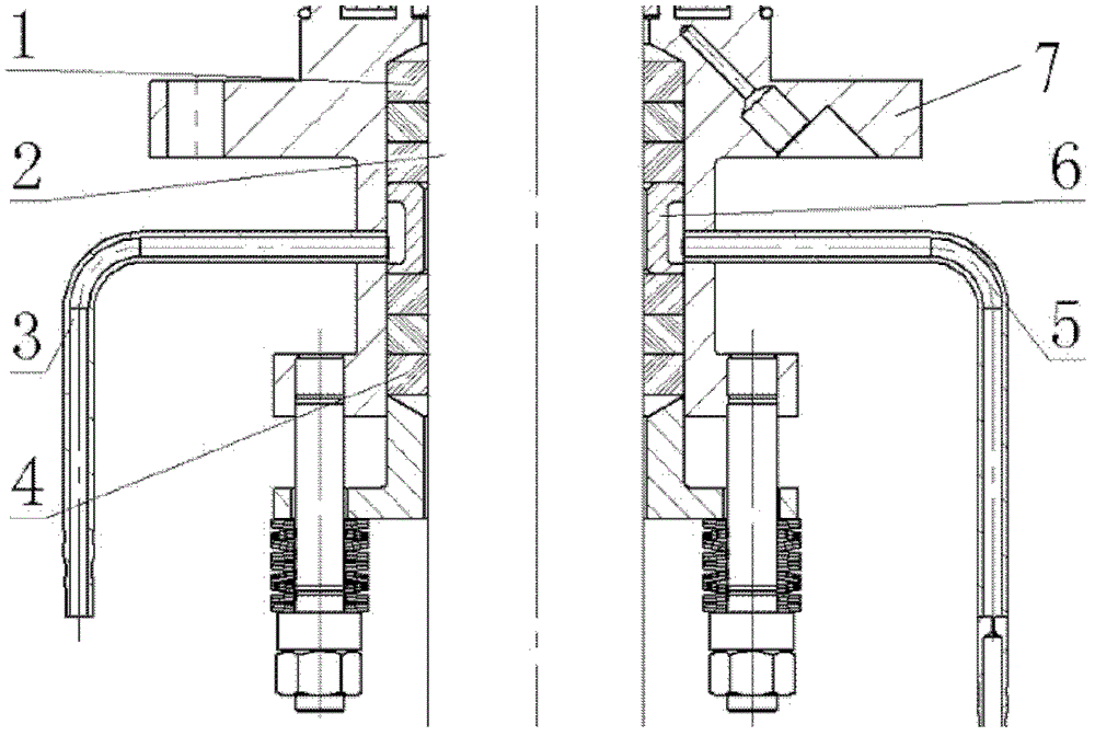 A non-contact leak detection method and system with a double-layer packing seal structure