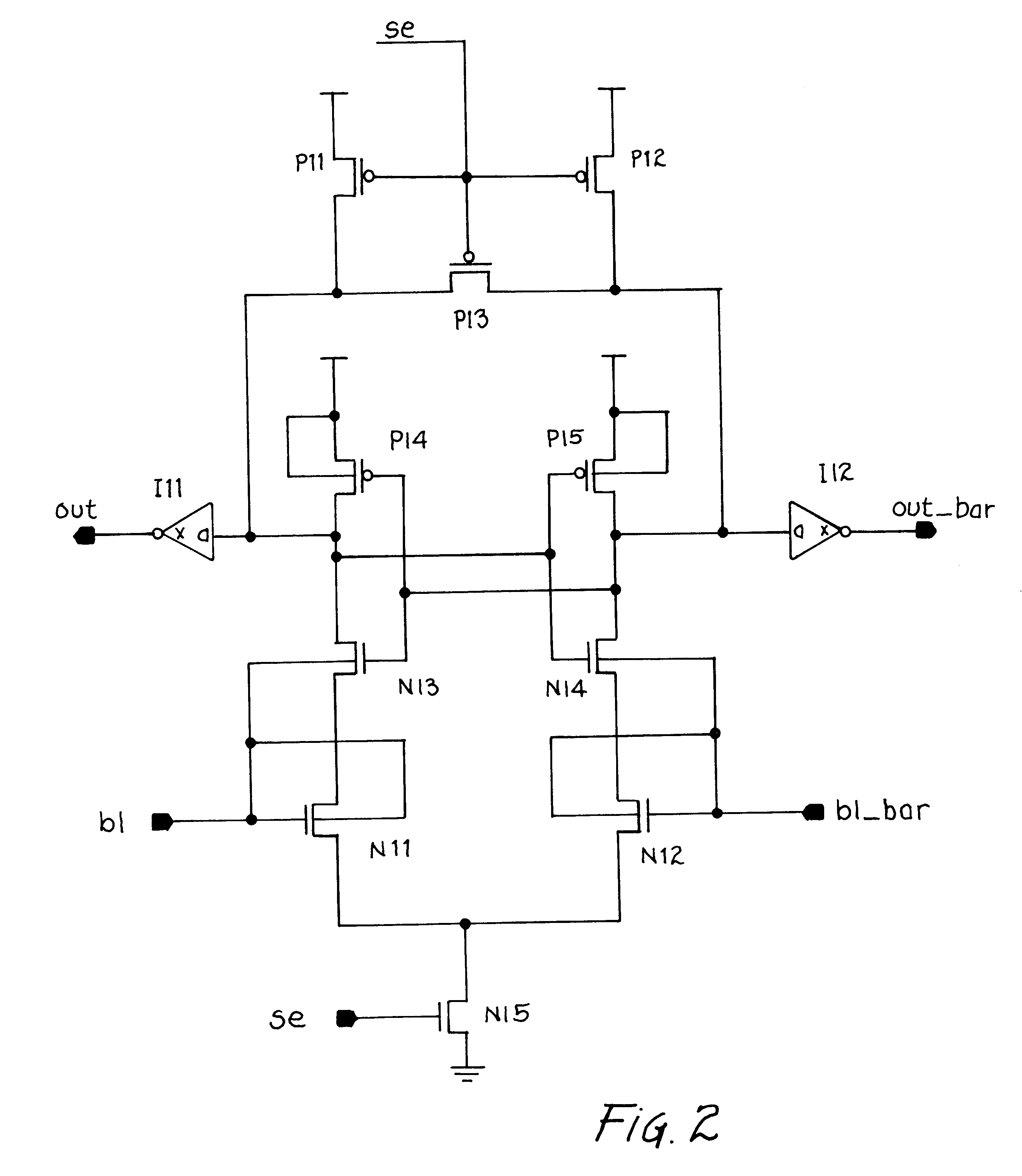 Sense amplifier and method for sensing signals in a silicon-on-insulator integrated circuit