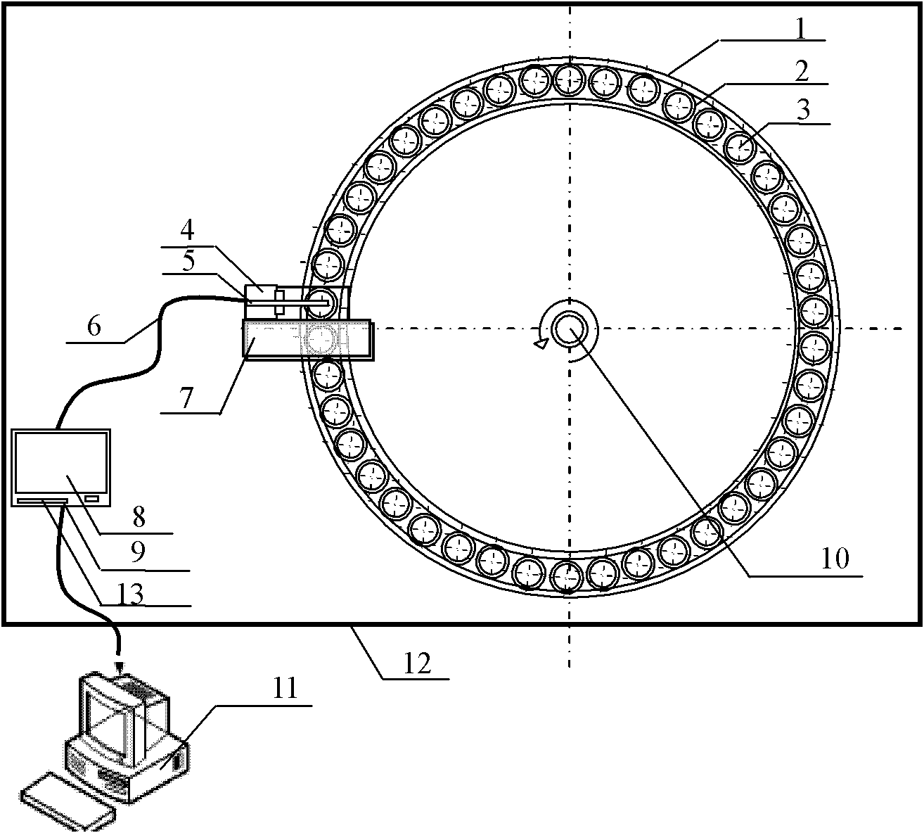 Infrared thermal image-based thermos cup tester and testing method thereof