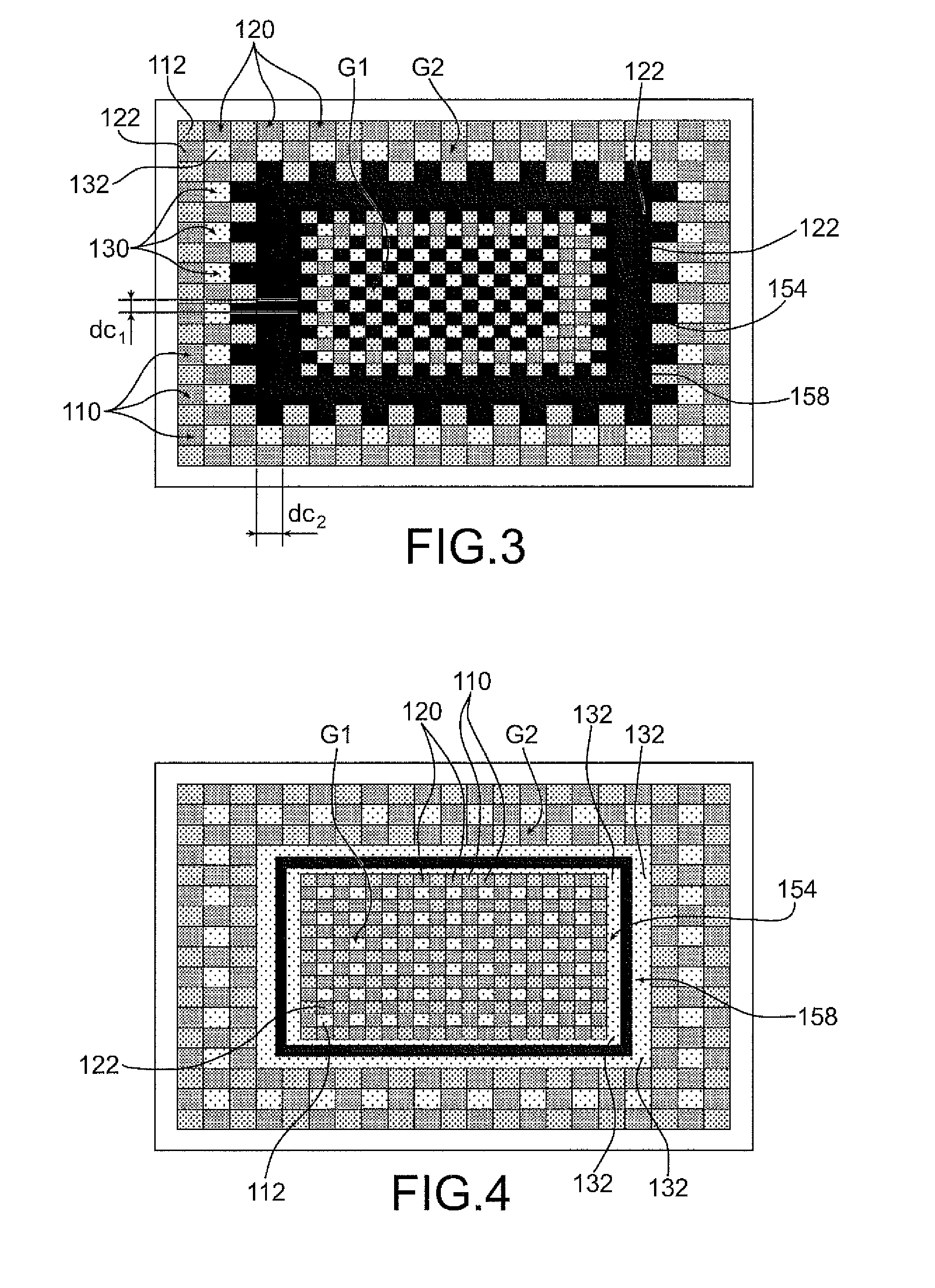 Production of an improved color filter on a microelectronic imaging device comprising a cavity