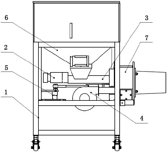 Biomass particle tobacco dryer capable of achieving automatic slag removing