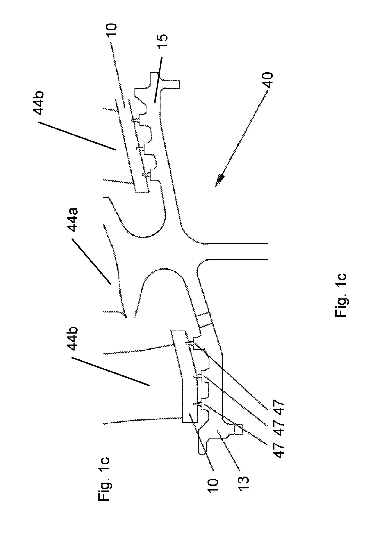 Abradable structure for a turbomachine, turbomachine having an abradable structure, and method for manufacturing an abradable structure