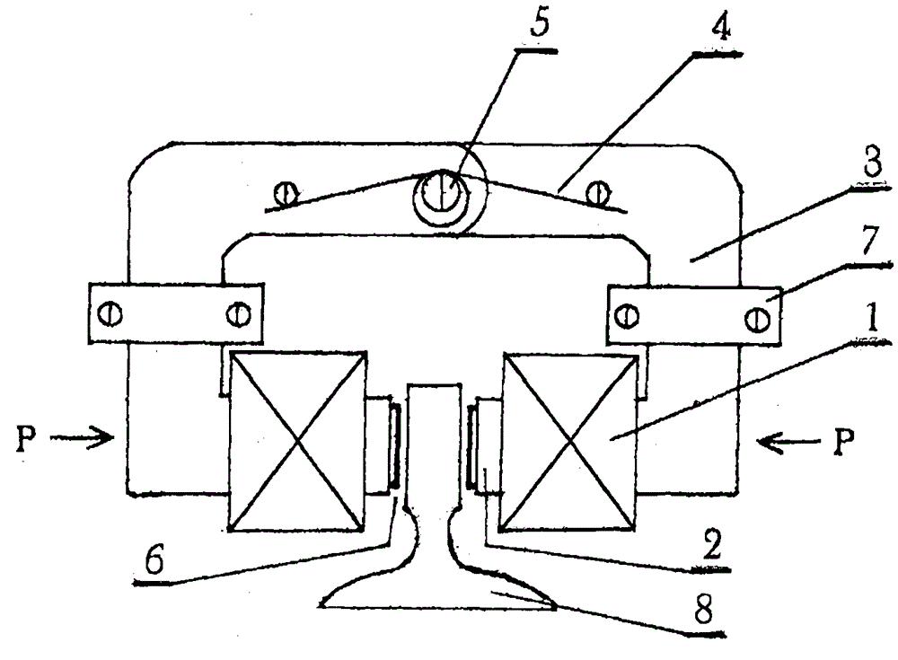 Multipurpose electromagnetic safety brake for vertical elevator