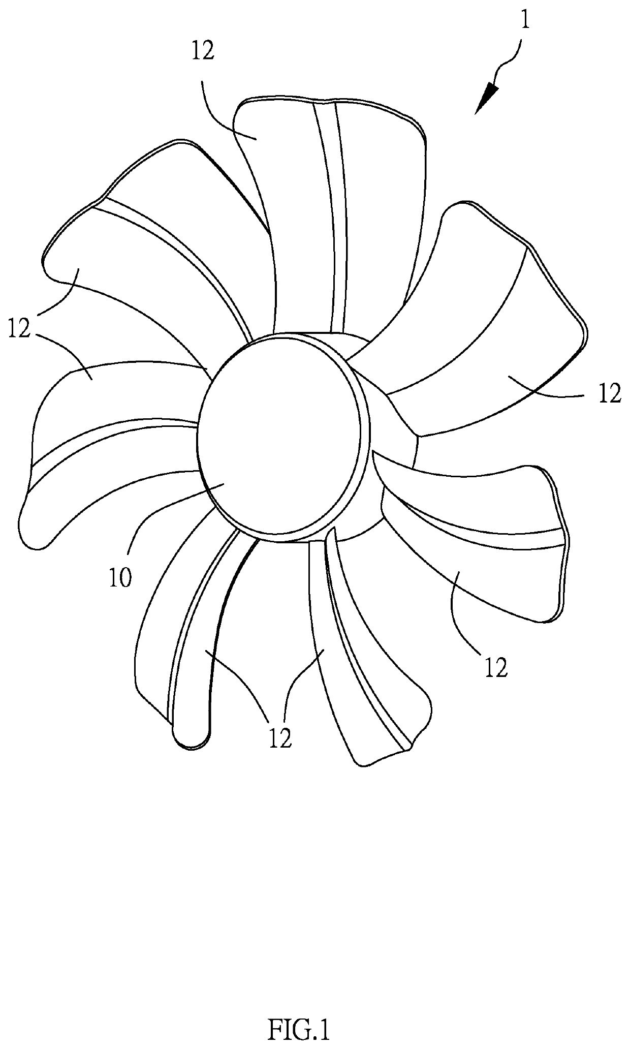 Fan blade structure