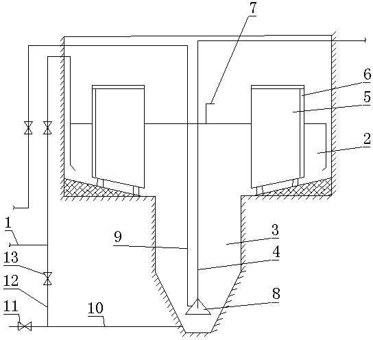Inclined plate type rotational flow sand setting system
