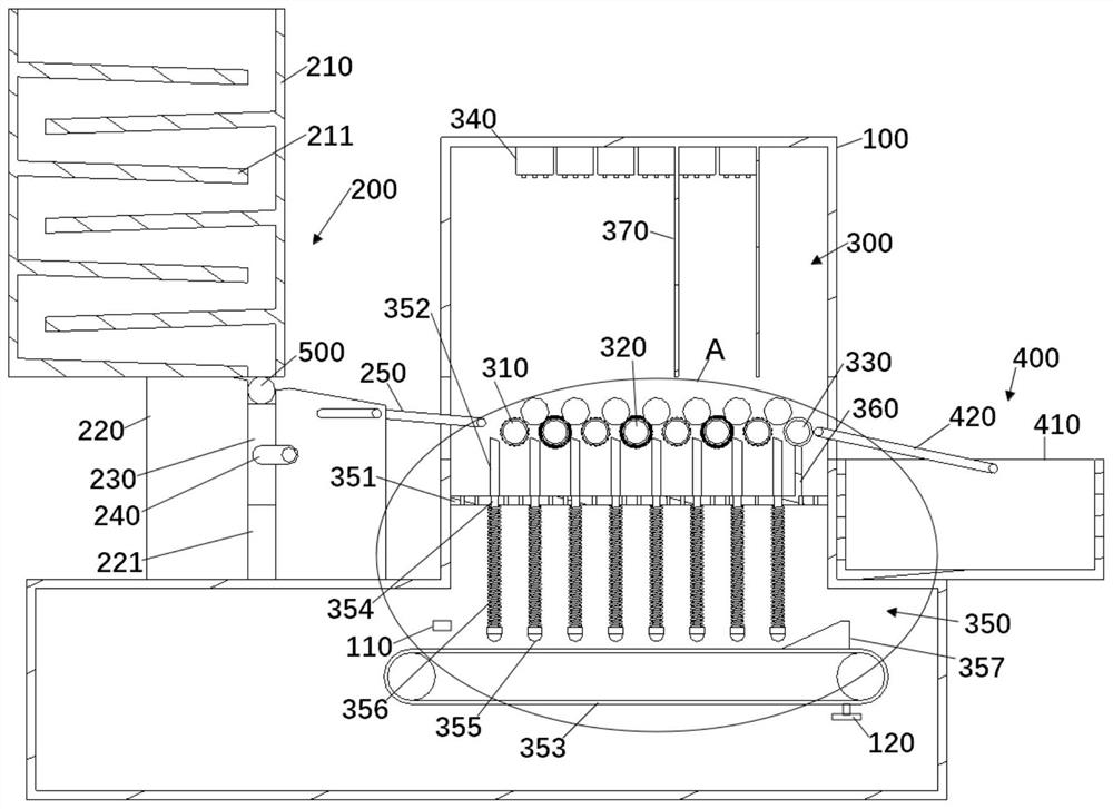 A cleaning device for cylindrical parts based on computer control