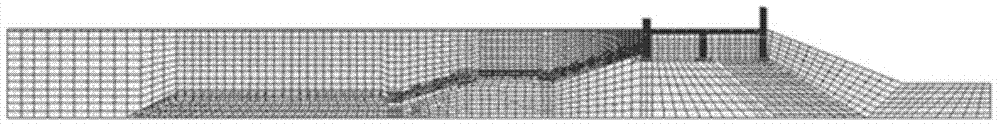 Nuclear power plant breakwater overtopping impact simulation method based on mixed model