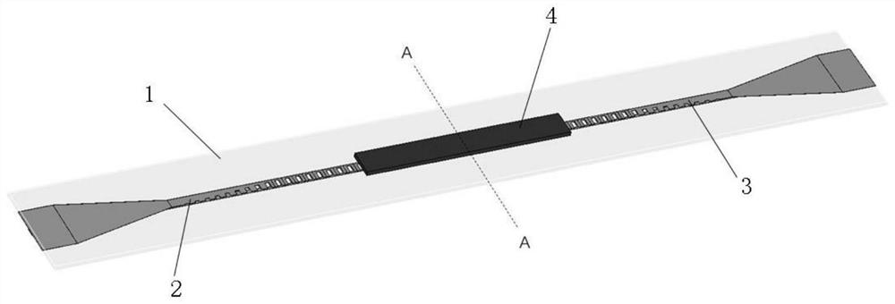 Nonreciprocal ferrite phase shifter based on artificial surface plasmon transmission line