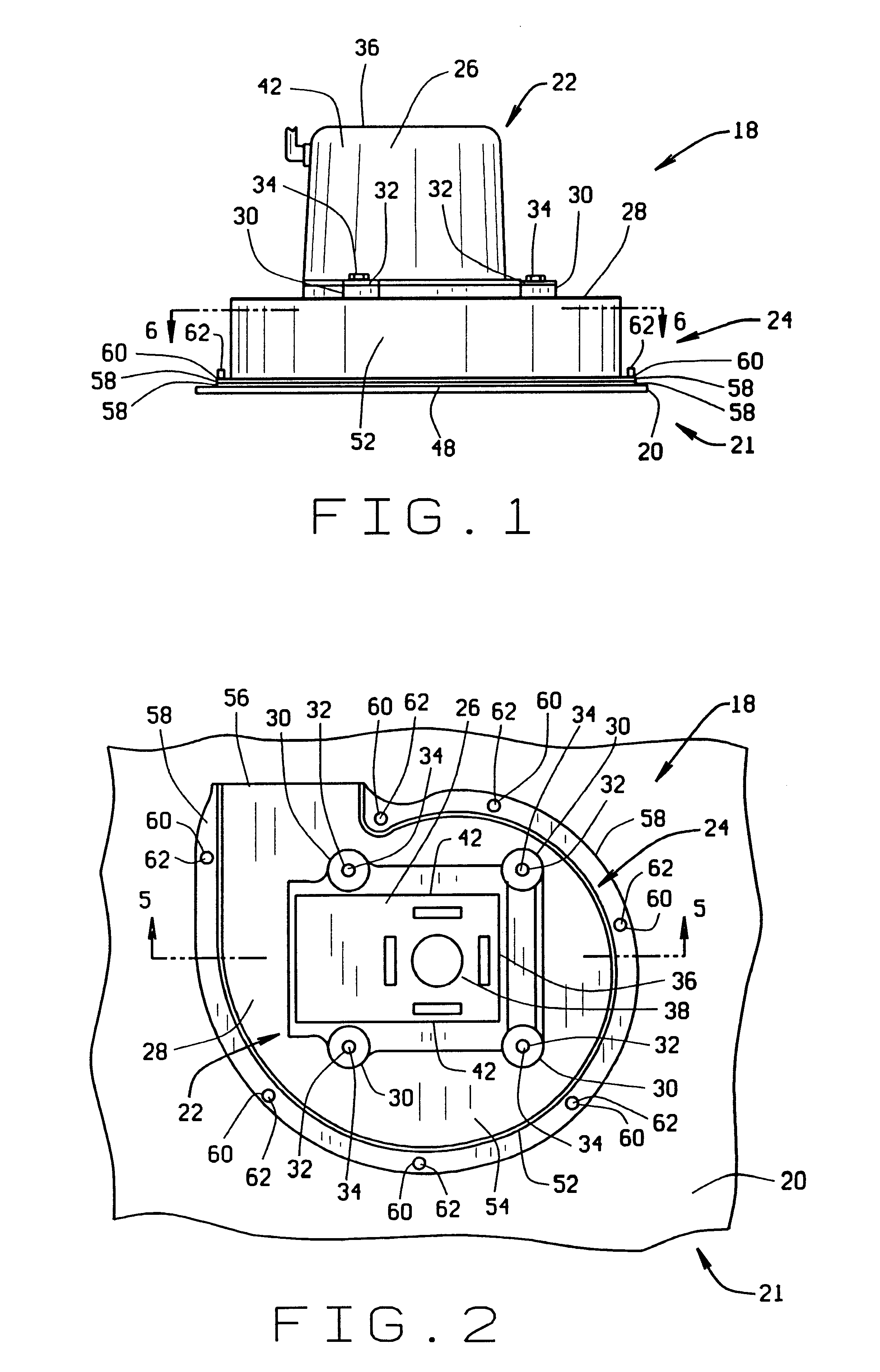 Furnace blower with double sided impeller
