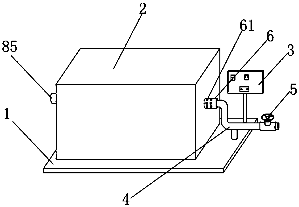 Gas flow guiding device for combustion chamber
