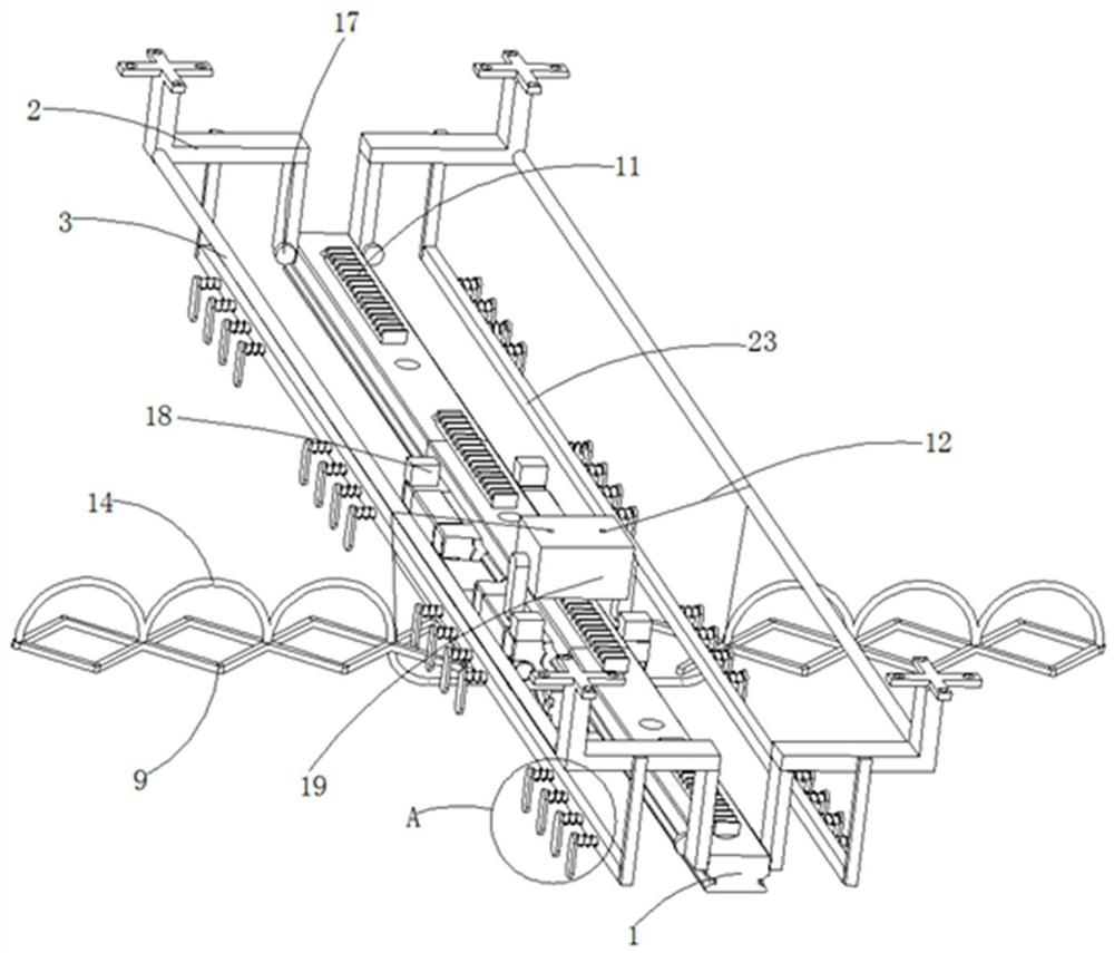 Distributed dust removal device based on workshop for flour processing