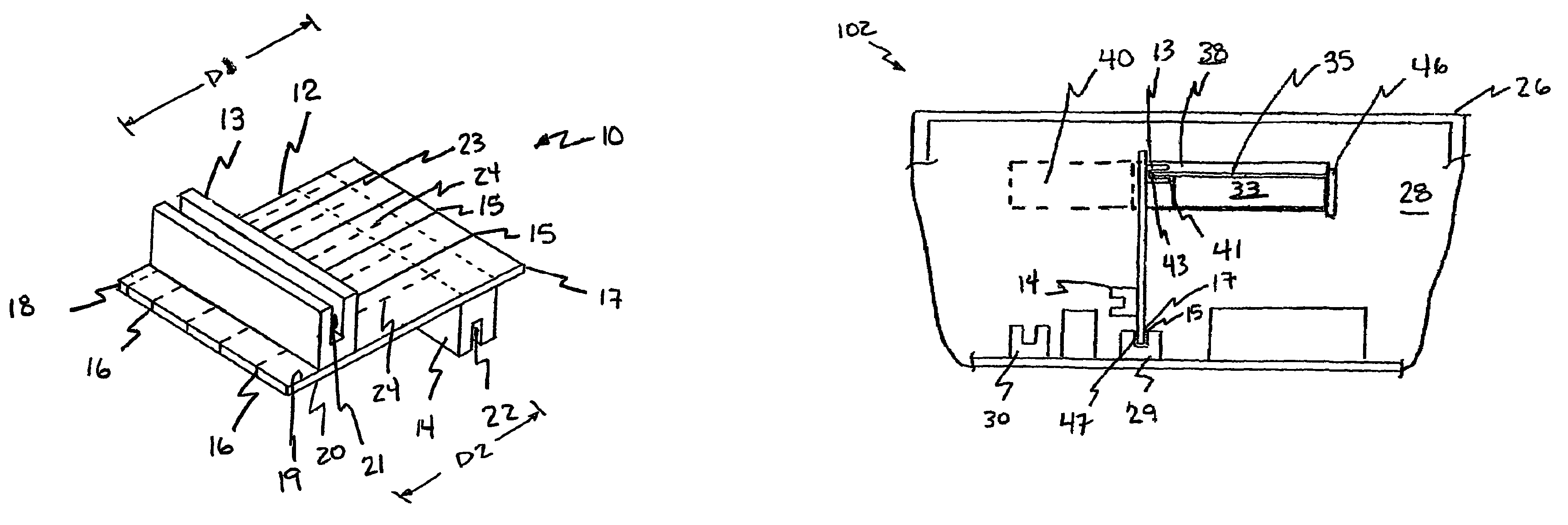 Circuit board riser for volume sharing peripheral cards