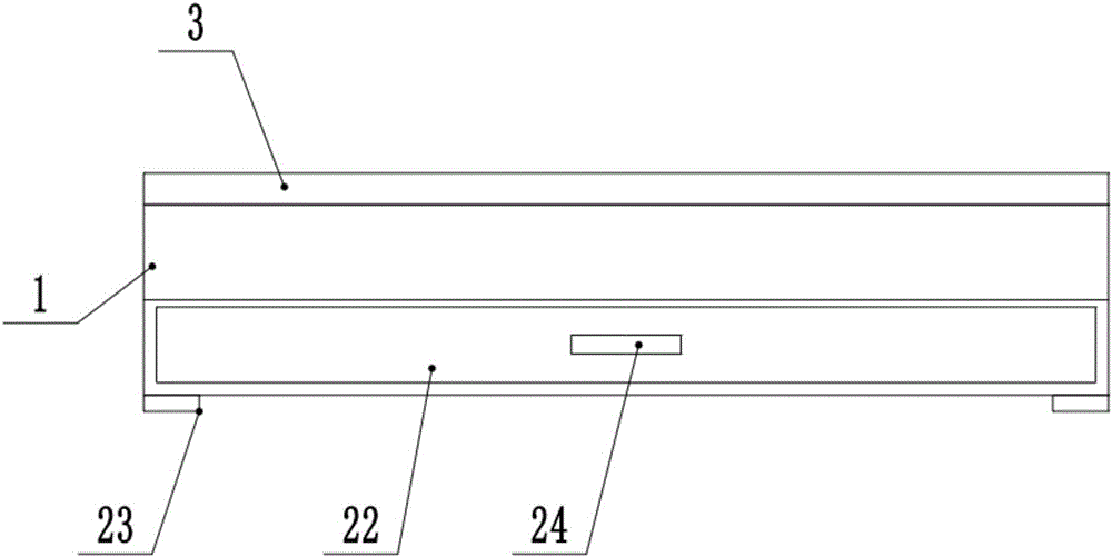 Diamond particle smoothing device for diamond picture mounting