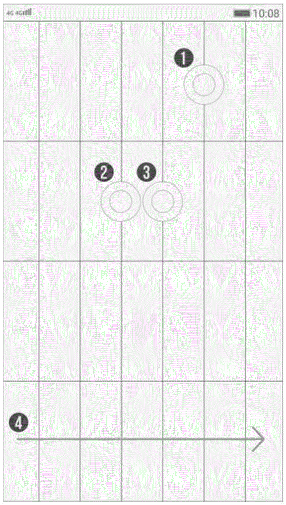 Intelligent terminal screen unlocking method and system based on multipoint touch