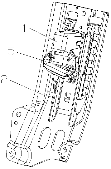 Safety belt height adjusting mechanism