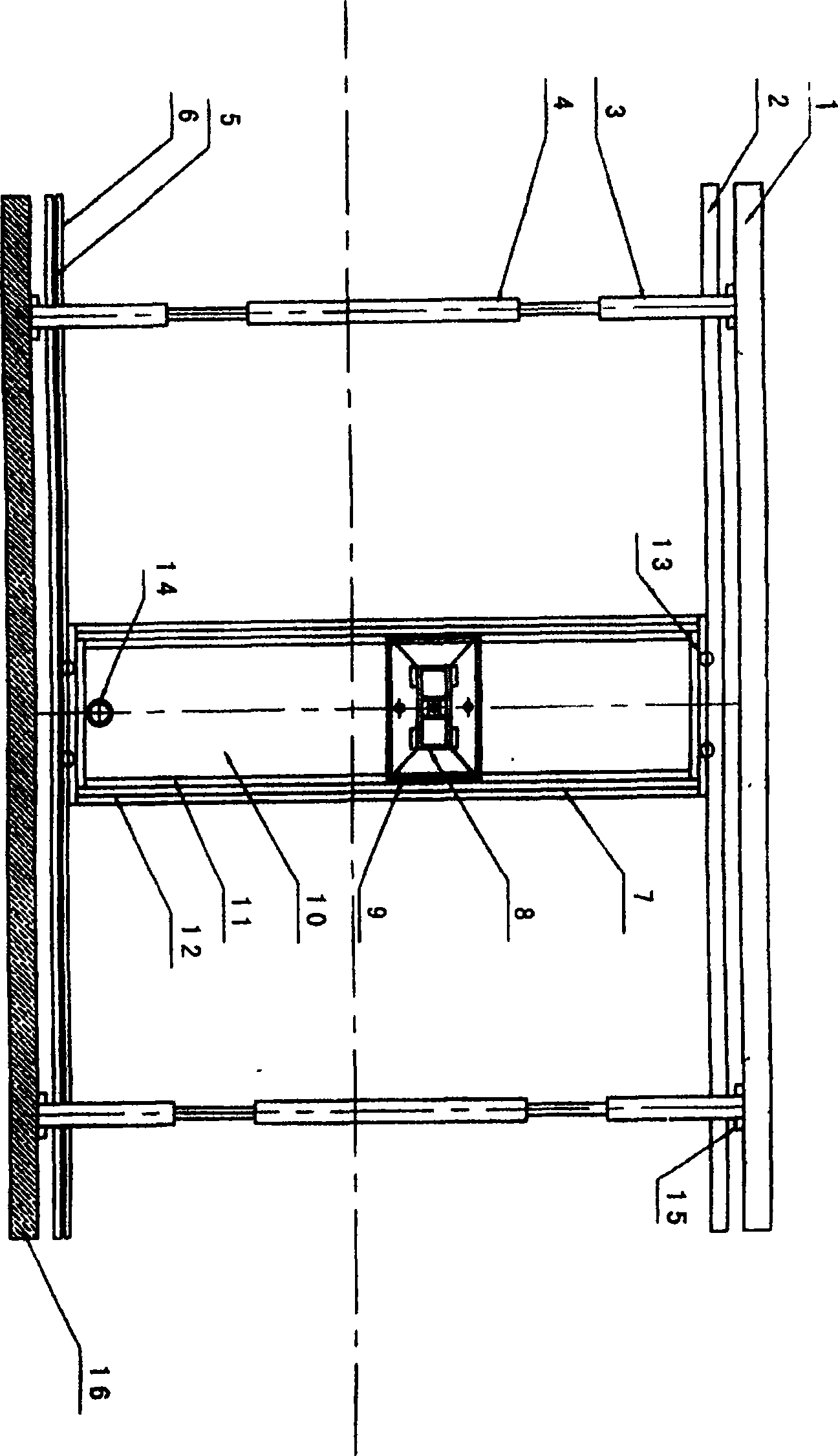 Building plastering mechanical hand