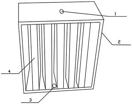 Low-resistance air filter