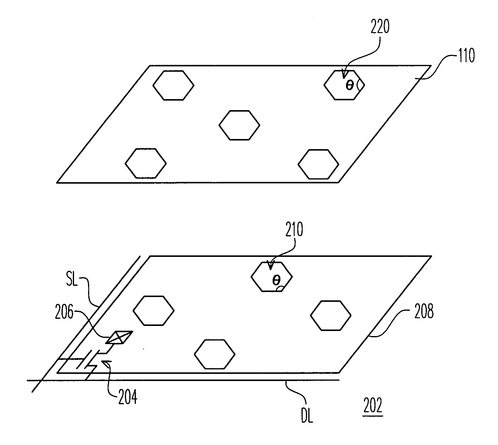 Systems for displaying images involving alignment liquid crystal displays