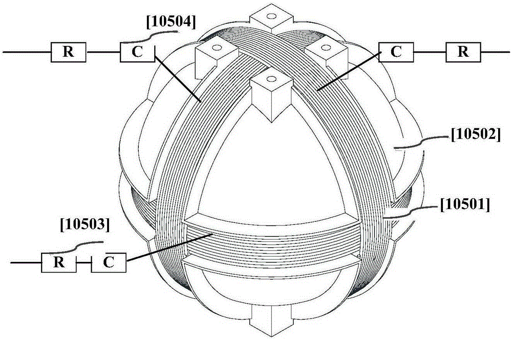 A device and method for electromagnetic positioning