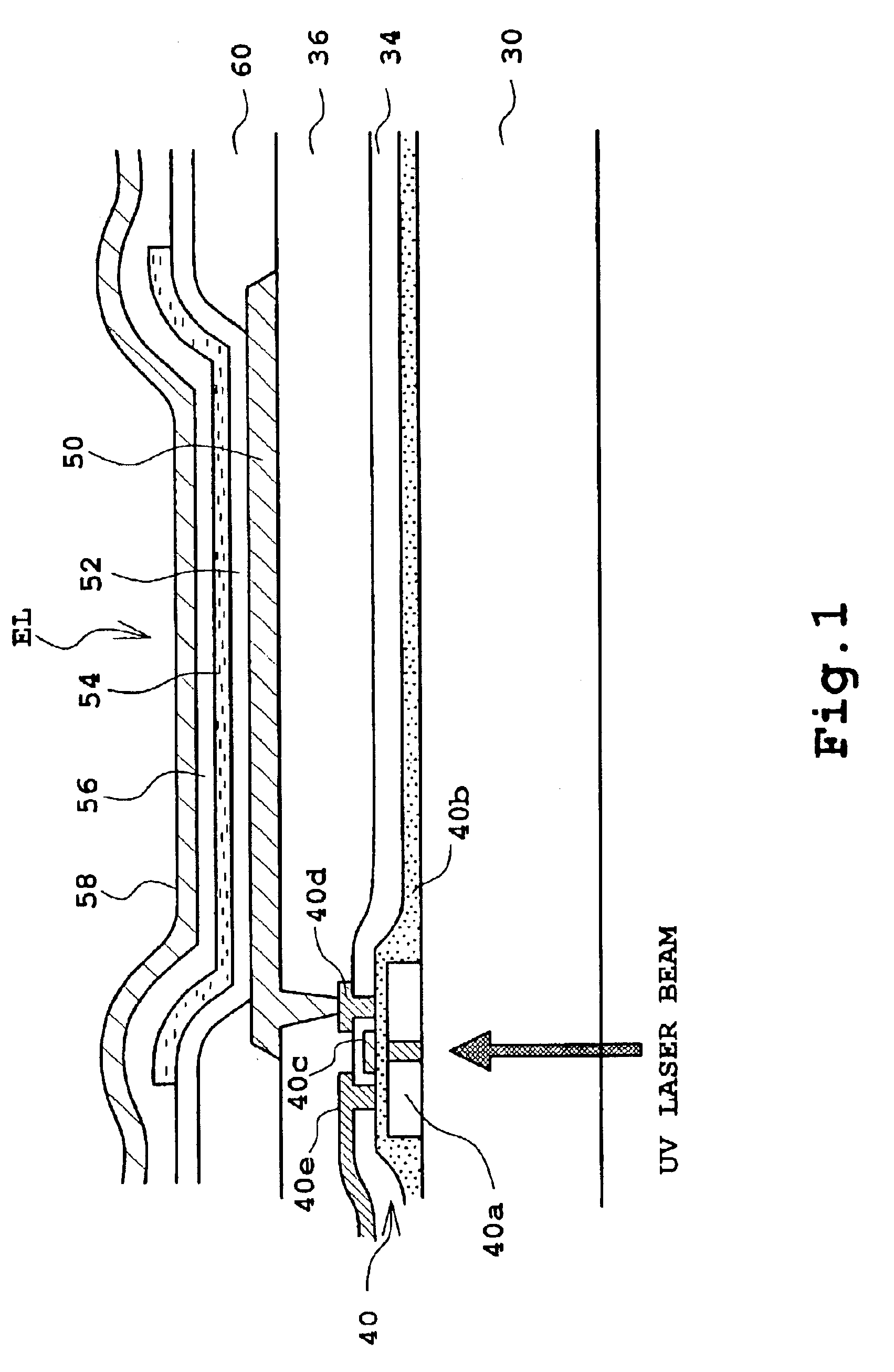 Dim-out method for organic EL panel