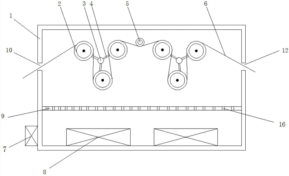 Textile drying box