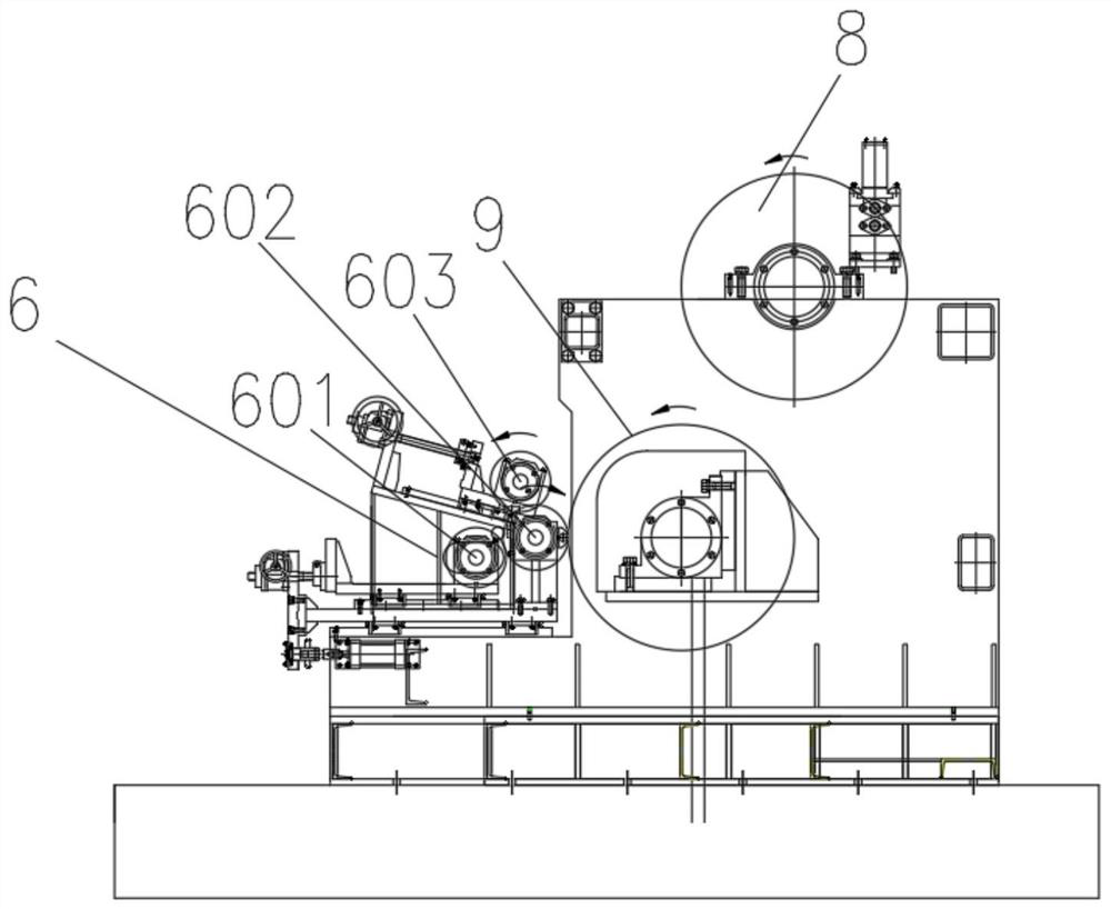 Refrigerated container plate pretreatment roller coating device and processing technology thereof