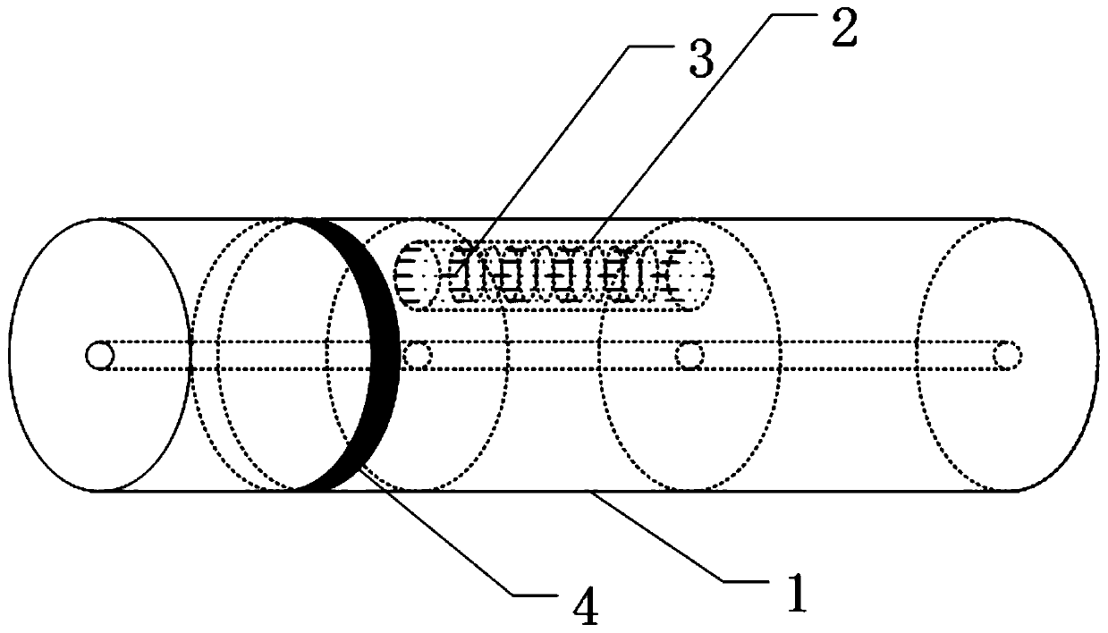 An online tunable ultrasonic grating integrated in fiber