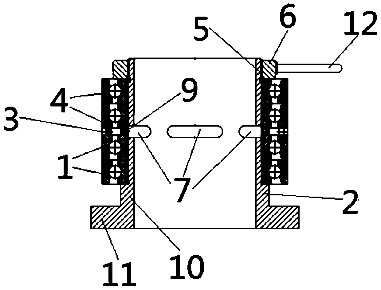 Bearing clearance pre-tightening method and bearing structure